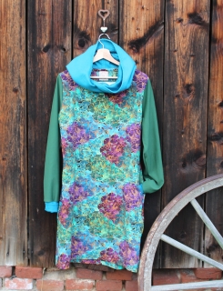 Mikinové šaty s kapucí - Ginkgo