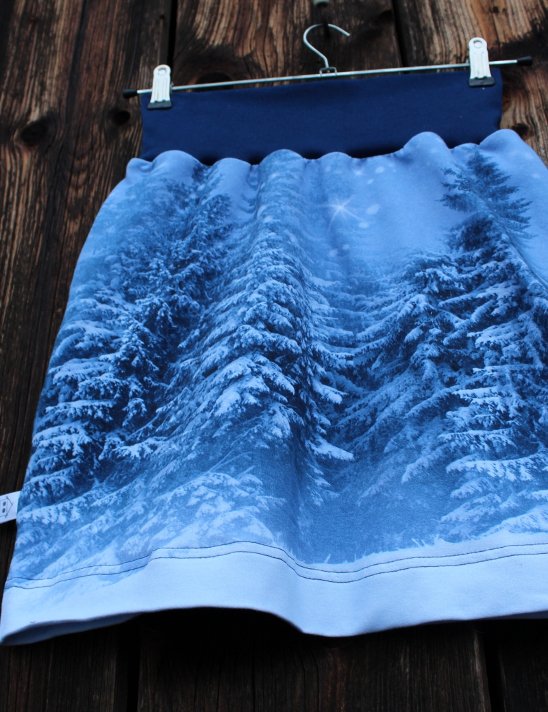 Zimní sukně - Stromy