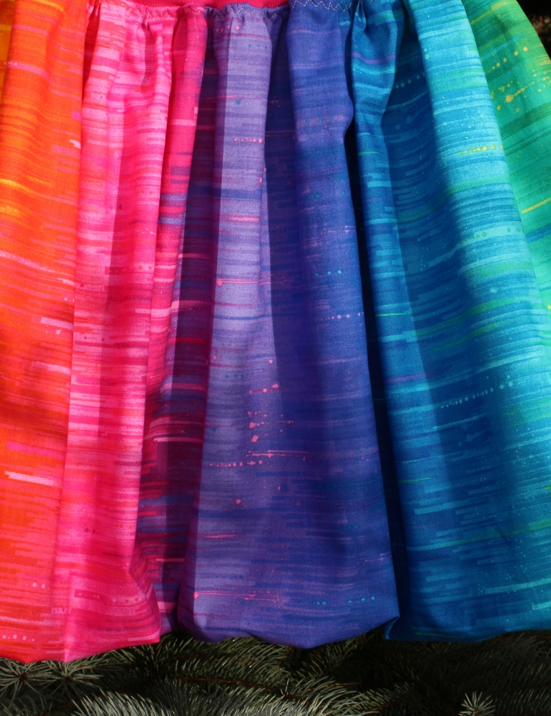 Balonová sukně Electric Rainbow