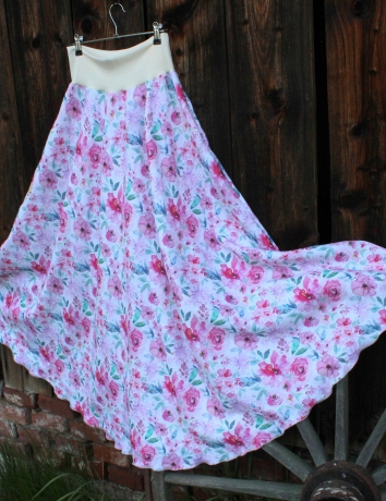 Lněná dlouhá sukně Léto - do 14 dnů