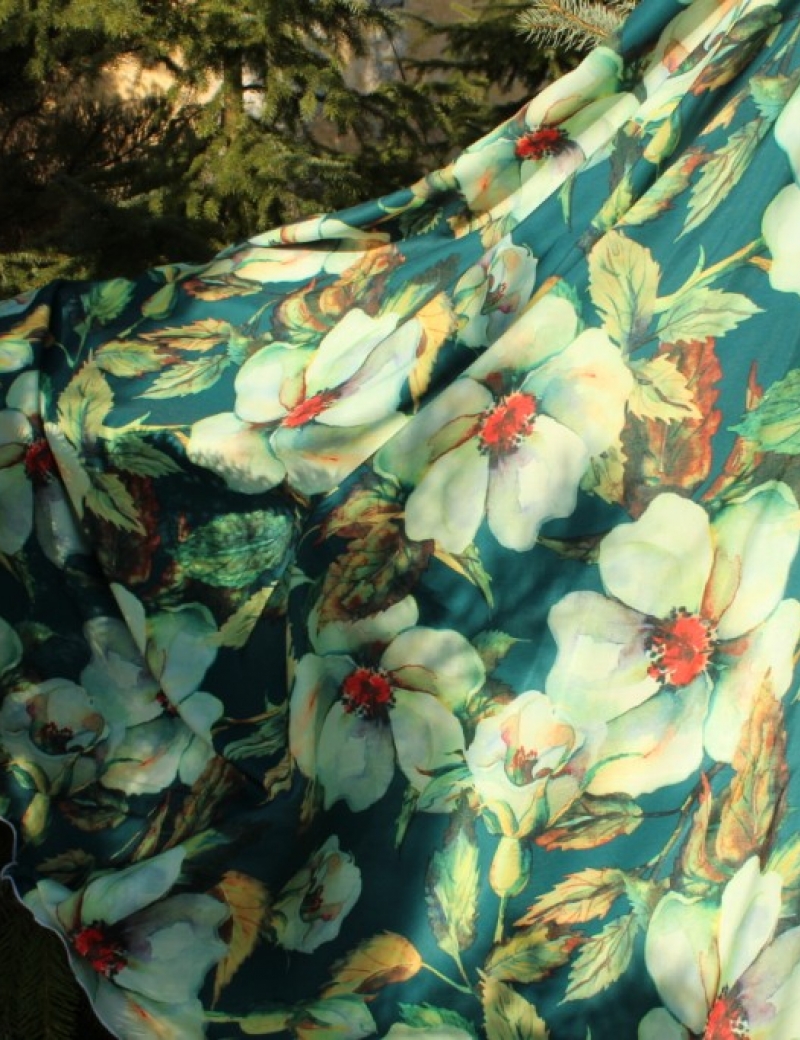 Kolová dlouhá sukně Magnolia II.