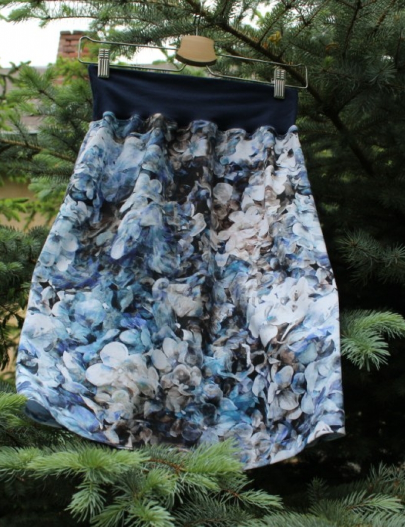 Úpletová sukně  Hydrangea